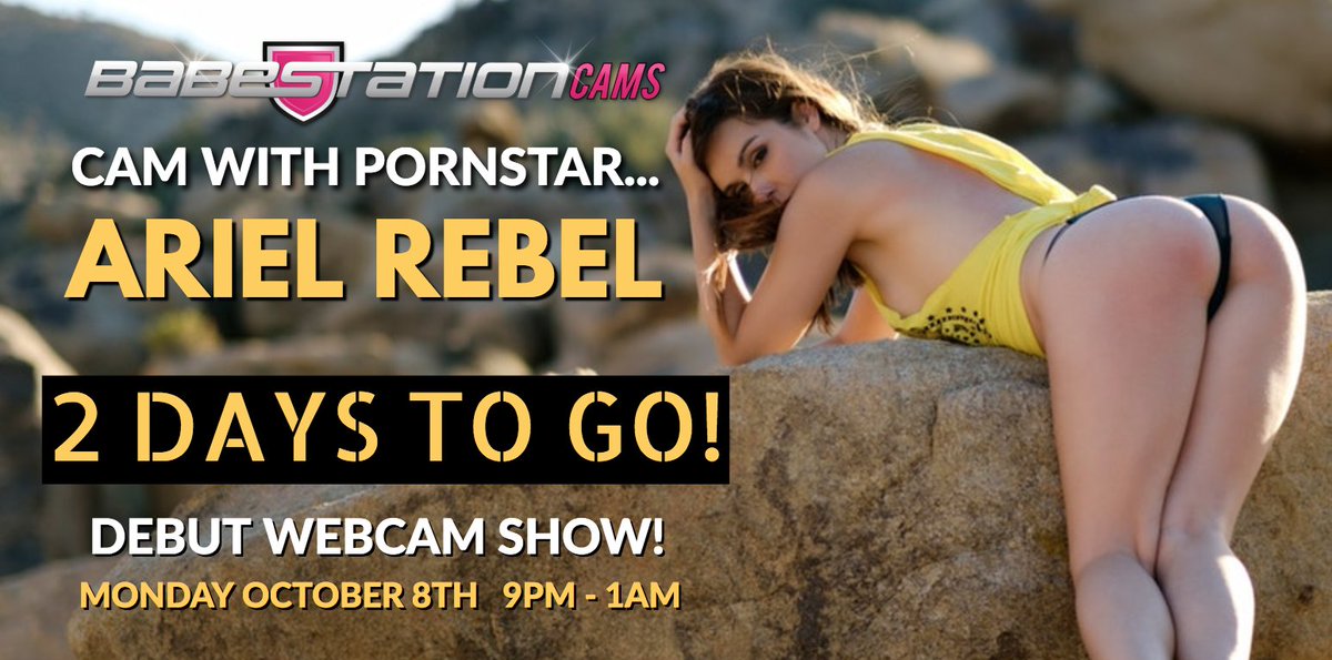2 Days To Go! 📆
Webcam with Pornstar @ArielRebel 🔞
This Monday from 9pm! ⏰
👇
https://t.co/VBYFgCPjaS https://t.co/YnjYoUJGQu
