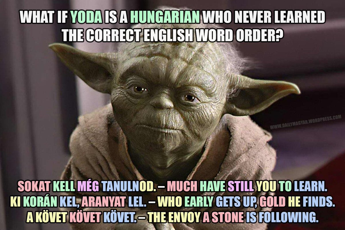 Interglot's tweet photo. We bet you hadn't considered that, did you? π
#interglot #translations #free #yoda #starwars #language #english #hungarian https://t.co/cwSVwnLFep