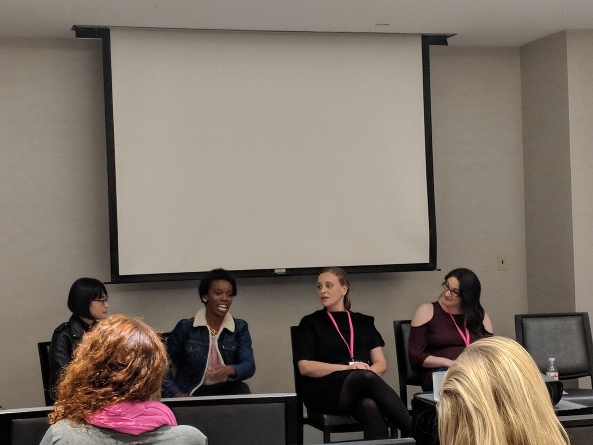 bririnehart's tweet photo. loving the media panel @ #LadyProjectSummit https://t.co/3Pawree0id