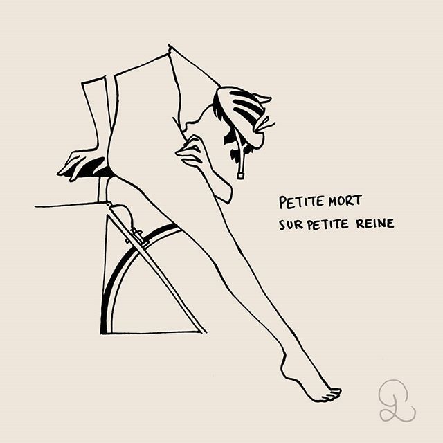 Petites Luxures on X: little death on little queen In French