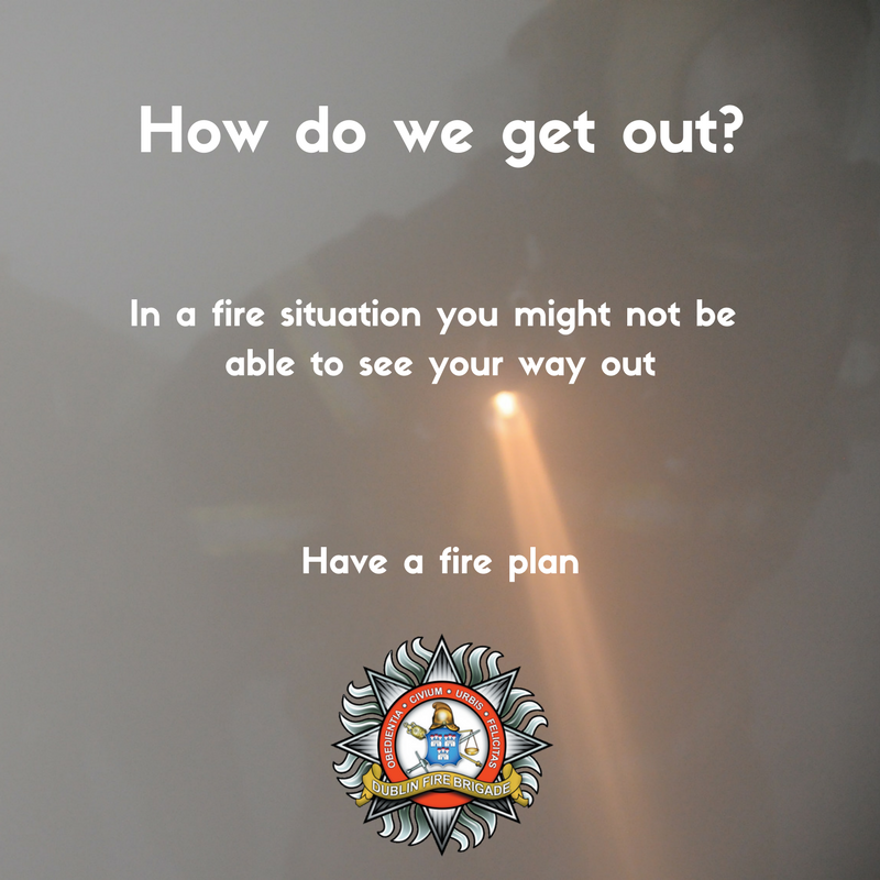 DubFireBrigade's tweet photo. Do you have an escape plan ?
✅ Have at least 2 ways to get out in case 1 is blocked by fire
#18FSW #STOPFire #SmokeAlarmSelfie https://t.co/KCuZRUcp0H