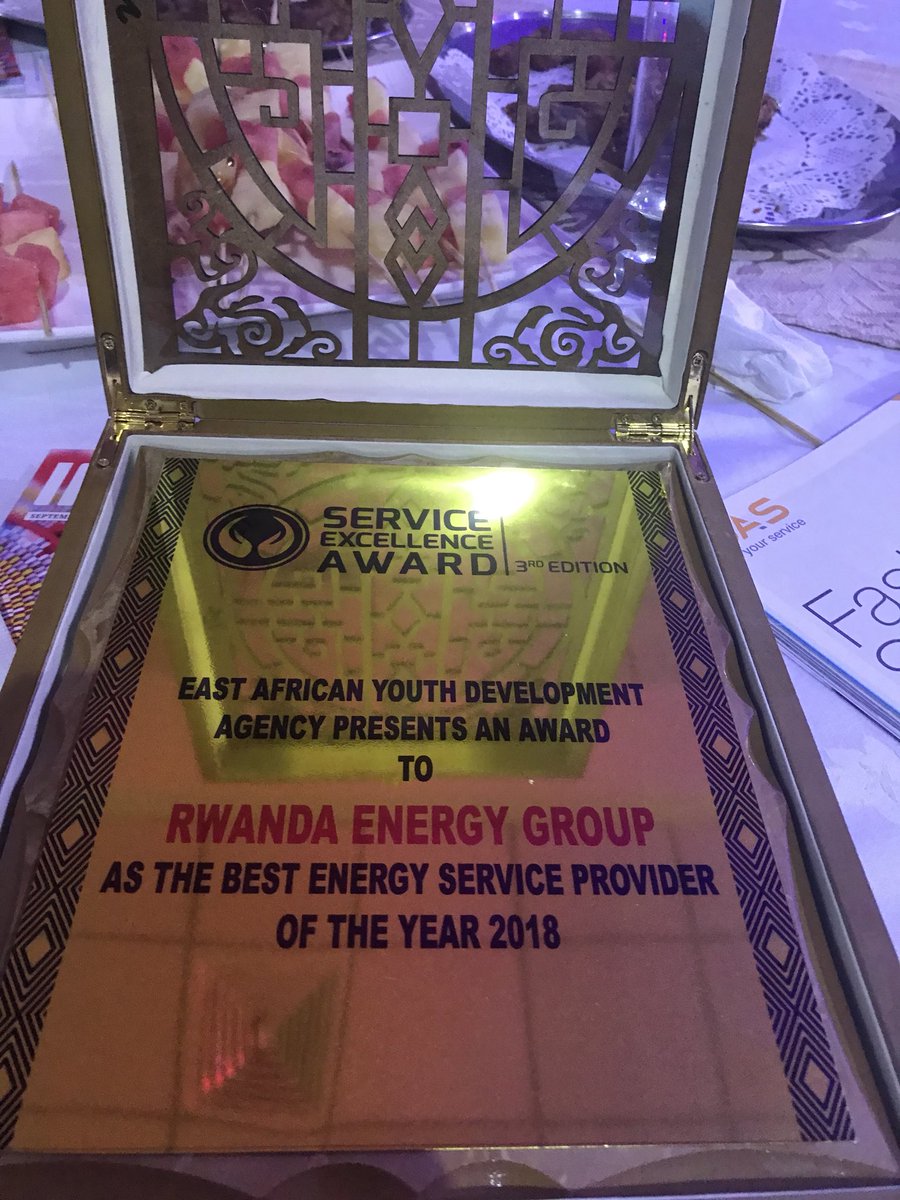 reg_rwanda's tweet photo. REG is nominated the best #energy service provider of the year 2018 during the “Service Excellence Award” which is taking place tonight at Lemigo Hotel. The management is thanking its staff for the great job they are doing. @RwandaInfra @NaYombi https://t.co/barIM0BELD