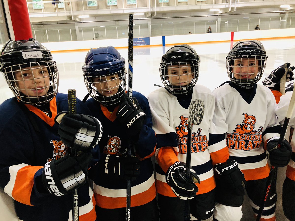 Always smiling as these pirates hit the ice for practice!