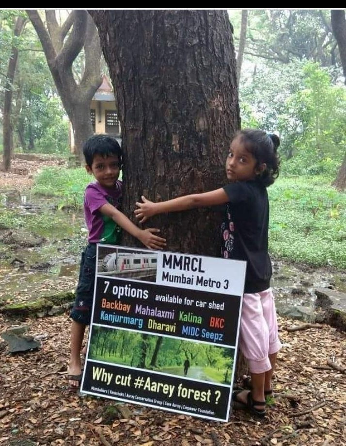 SaveMumbaifore1's tweet photo. #climatechange could be felt in #Mumbai  #maharashtra,No post monsoon showers n  humidity levels at it's peak.Can we still afford 2 loose our greenlung I.e #AareyForest .
Y kill d only forest wid dcity when 7 sites exist for carshed of #metro3 
#SaveAareyForest 
@BeingSalmanKhan https://t.co/EHD7HKW6qy