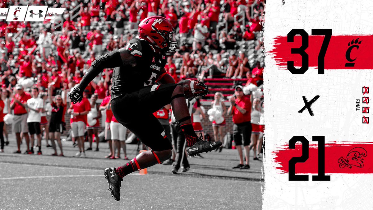 GoBearcatsFB's tweet photo. That’s how you do #UCHomecoming!

The #Bearcats are a perfect 6-0 to start the season, and are already bowl eligible as they head into a bye week! https://t.co/lcTYiULylN