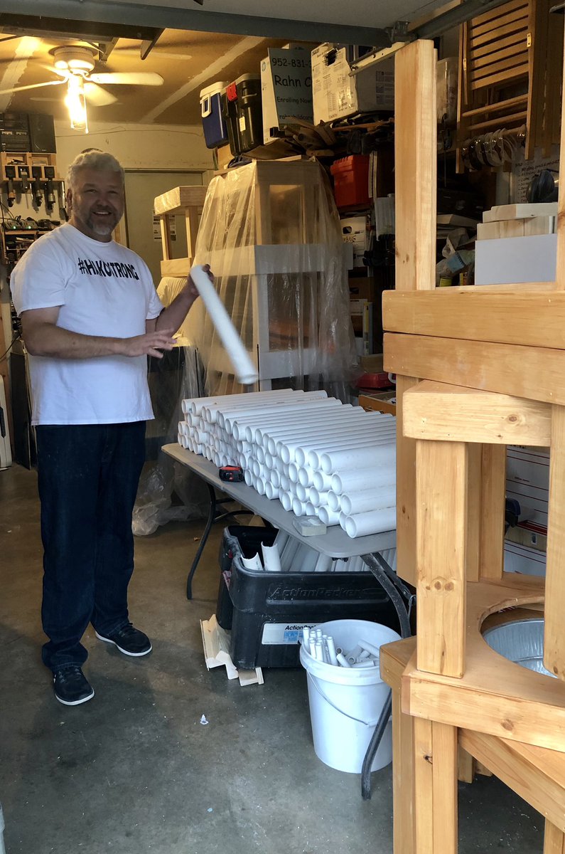 KatyMN12's tweet photo. I am going to spark a whole lotta professional jealousy among my early learning colleagues here, in Minnesota, when I tell you this...I have been in the garage of the “Honey Do Products” guy. Yep. It’s as cool as you think it is. #ECET2MN https://t.co/lqnTvXGoHo