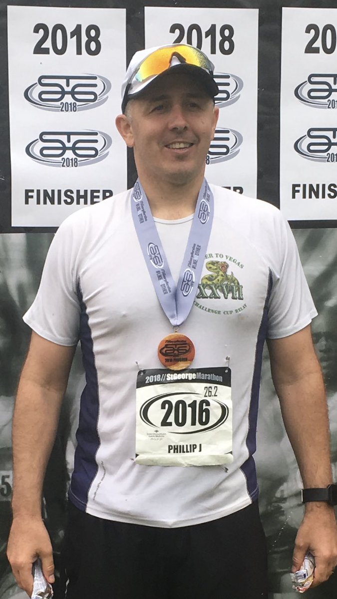 philmcmullin33's tweet photo. Humbled to have a dozen STG marathon finisher🏅 I thank my family for their support. This year I finished with soggy 🧦 but loved the rain. Had pressure to run faster than last year (aka #runningwithahernia). I’ll be back for my bakers dozen. #likenoother #stg2018 #B2V https://t.co/wHTMpJnZFH