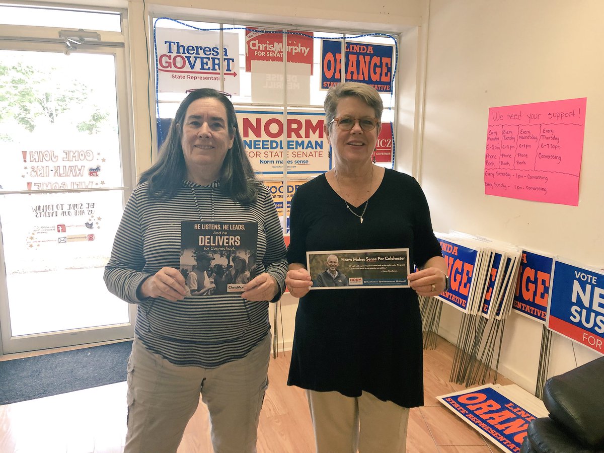 carolinecostaCT's tweet photo. Did you bring a friend to canvass today?
#FightBackCT #2ndtoNone https://t.co/moKeVr4FGs