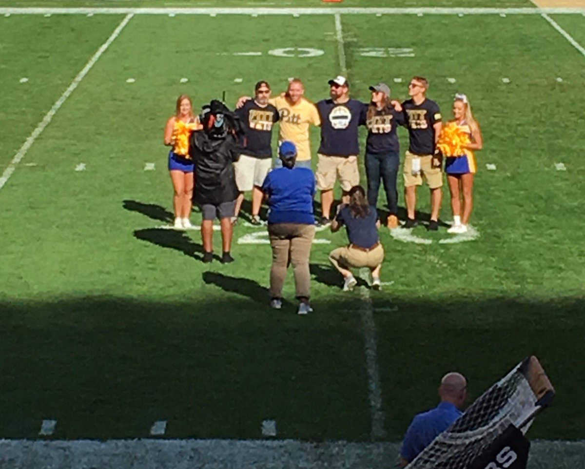 KimColeyRx's tweet photo. Woo hoo Asti’s pharmacy honored for best small business at the Pitt game #H2P https://t.co/PSnS010DIk