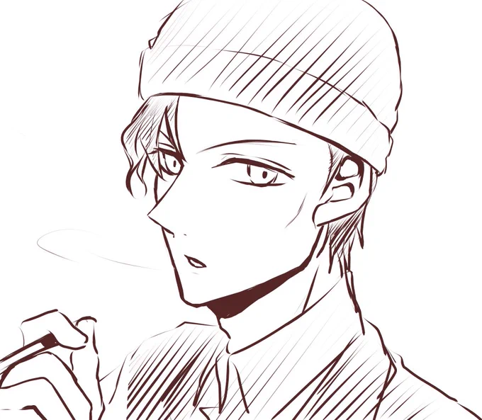 落書き。イケメンは無理だ…寝る〜! 