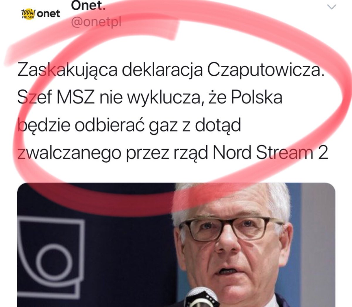 czaplinskiii's tweet photo. To jest przegięcie. Trzeba mieć dużo złej woli, żeby słowa Szefa MSZ „Będziemy kupować najtaniej, być może ze Stanów Zjednoczonych, być może z Niemiec„ „przełożyć” na poniższy nagłówek.
Chcecie znać stanowisko polskiego rządu w sprawie⁉️
https://t.co/WYBo3StNuT
#StopNordStream https://t.co/rYfWE8YGXK