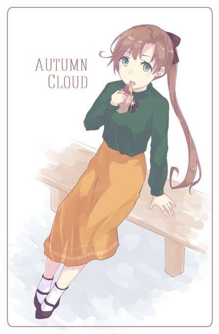 「long skirt sweater」 illustration images(Latest)｜18pages