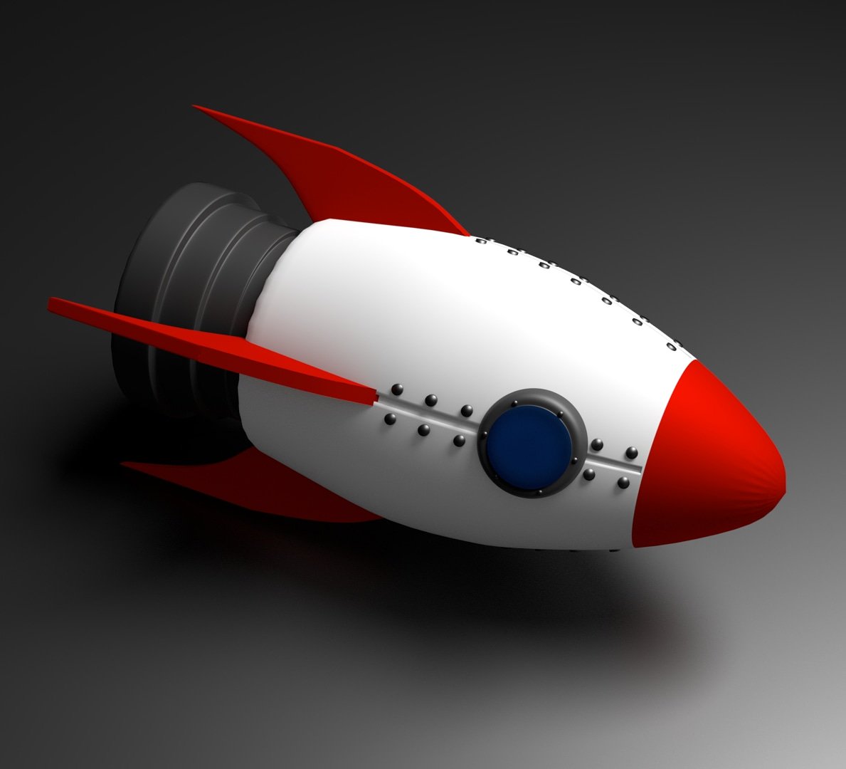 artsyGamex's tweet photo. Another render of low poly cartoon rocket made in blendersoftware #blender #blendersoftware #3d #3dmodel #3dmodelling #3dartist #developer #programmer #devlife #indiedev #dev #game #app #render #rendered #cartoon #rocket #gamedev https://t.co/q2wVIbFeba