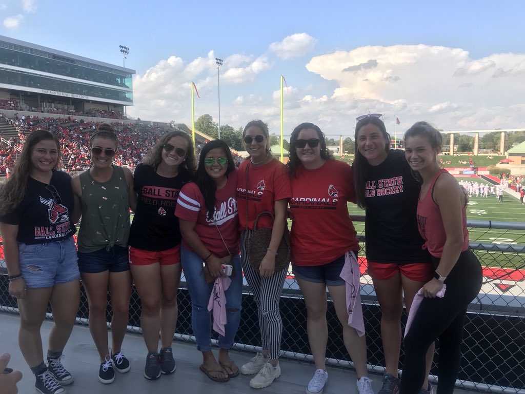 BallStateFH's tweet photo. Cheering on @BallStateFB!!! #6 #2coaches @BallStateSAAC #cardinalcup https://t.co/MhEW0JTOmT