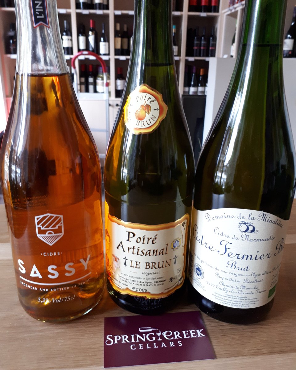 Wineguy_69's tweet photo. #Sampling these beauties for today's tasting event.. traditional #frenchciders for your Turkey & all the trimmings..even dessert!.. check it out 3-6pm #SpringCreekCellars 703 Spring Creek Drive #sprincreekliving #whatsinyourglass?? https://t.co/DrN0bKglAn