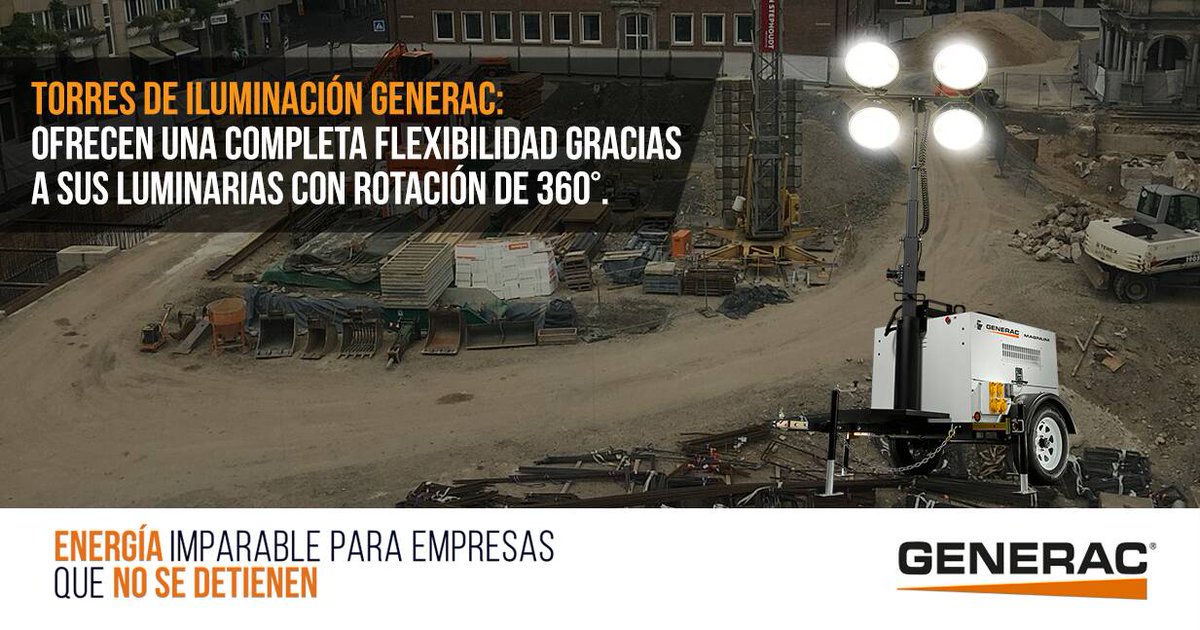 GeneracLatam's tweet photo. Los productos móviles de #Generac están especialmente diseñados para satisfacer las necesidades de nuestros clientes. https://t.co/WnEndgPGym