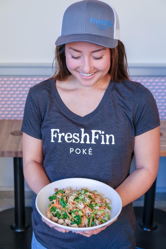 FreshFinPoke's tweet photo. Rain or shine, it’s poké time! Madison is now open! https://t.co/pkd3wxPZJV