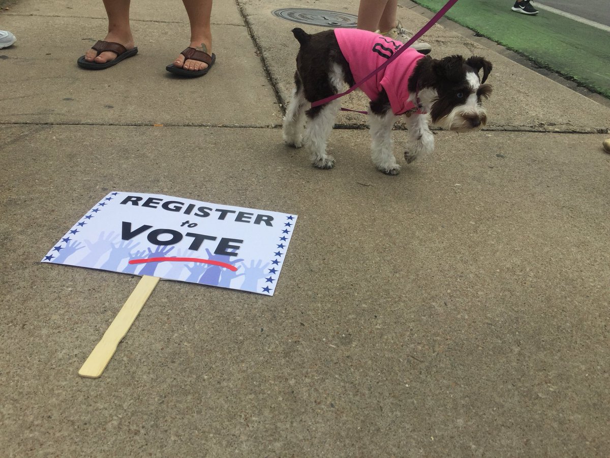 usuallydontcare's tweet photo. I helped register Texans to vote today with this #Beto fan. #ACLAustin. https://t.co/Zsvtv3B48e