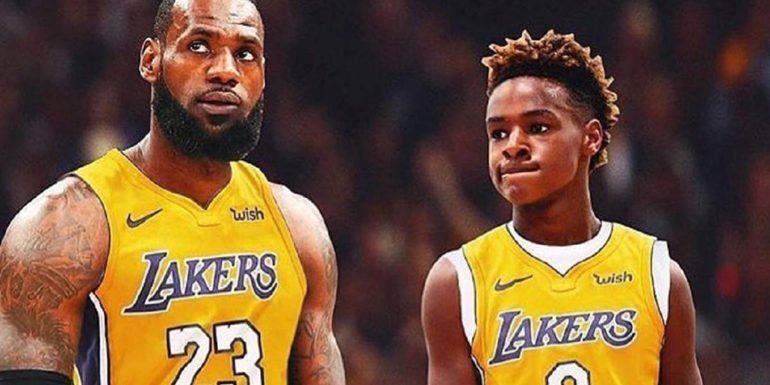 lebron james jr lakers