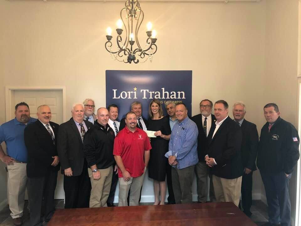 #IBEW2ndDistrict union leaders from locals  96, 103, 104, 326, 1505, 1228, 2222, 2321,2325 representing Electrical, Construction, Utility, Manufacturing, Broadcasting and Telephone workers in the Massachusetts Third Congressional District met with Democratic Nominee Lori Trahan.