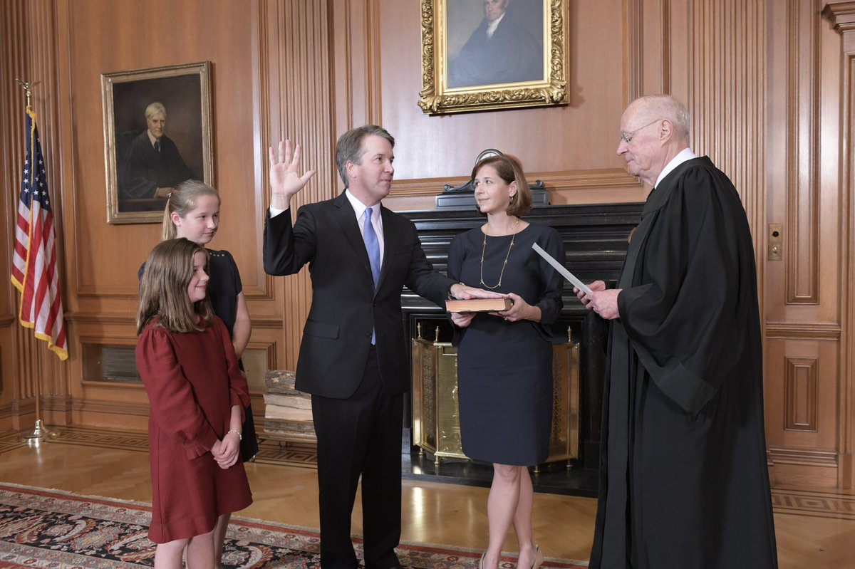 ShannonBream's tweet photo. BREAKING:  US Supreme Court releases photos of Justice Kavanaugh taking his two paths https://t.co/nIw7n2JtgW
