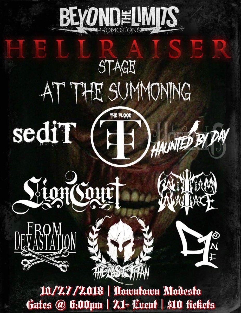 HauntedByDay's tweet photo. Catch our first set as Haunted By Day at The Summoning Oct. 27! https://t.co/xhTYCmslMZ