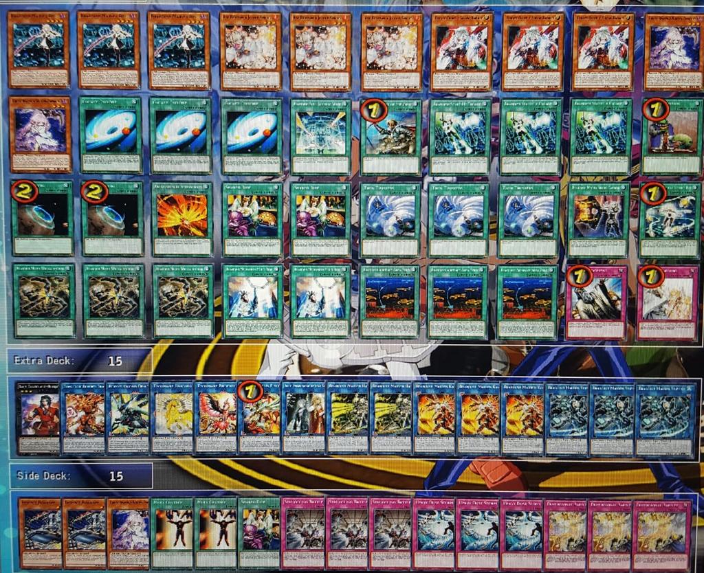 ElementsUnited2's tweet photo. Fangen wir mit Florians PSS Liste an.
Er wurde damit 16. Und hatte leider noch etwas Pech.
Trotzdem ein Tolles Ergebnis
#Yugioh #WCQ #Elementsunited https://t.co/mR3TNDxx0I