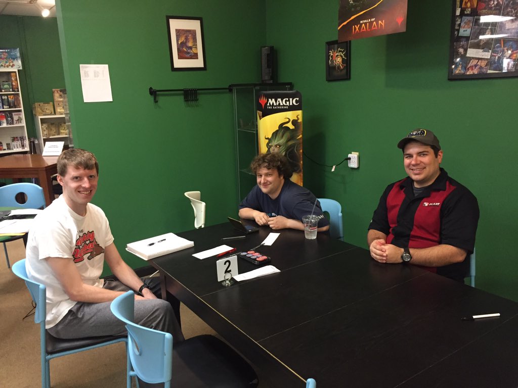 MrOlivola's tweet photo. Finals of today’s @Pokemon VGC Sun Series Midseason Showdown in Dublin, OH!! 🏆☀️
@kswas17 vs. @AmarilloVGC
The winner will receive 50 CP and a preorder of Let’s Go Pikachu/Eevee for the Nintendo Switch. 🙂
#PlayPokemon #OneFinalBattle @Beyond_Board @330AJ https://t.co/5mv0cjdS6W