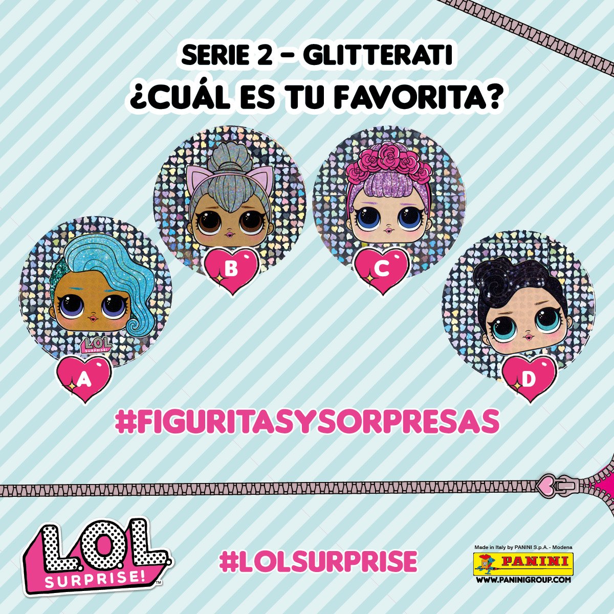 AlbumPaniniPA's tweet photo. ��Para todo tipo de look! ¿Qué lentes van más contigo? #LOLSurprise https://t.co/TnmCb8PaOU