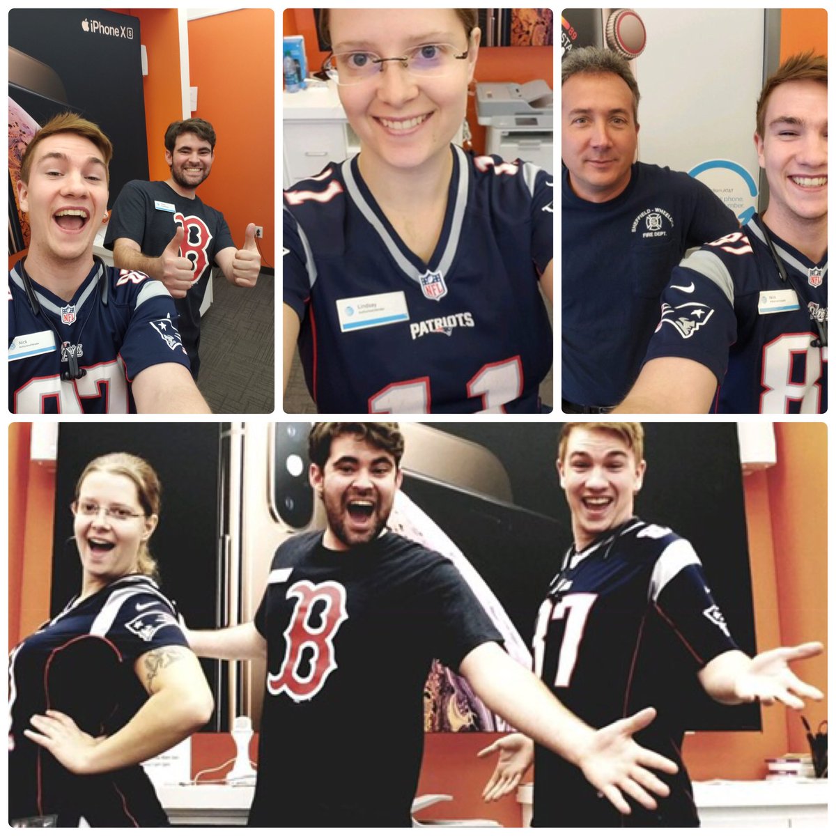 Awesome Saturday in St. Johnsbury! Could not be more proud of my team and the excitement they are bringing when they dress up in their favorite sports attire! Going to be a great month!