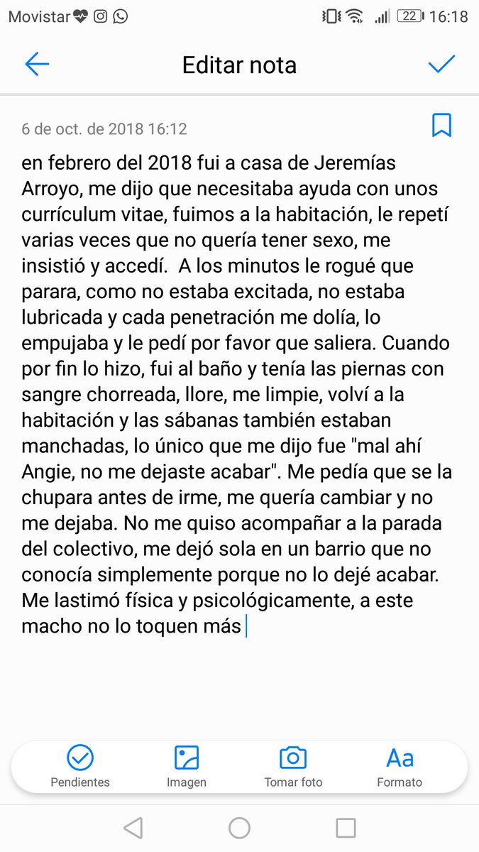 AngieEscobarrr's tweet photo. JEREMIAS ARROYO VIOLADOR, QUE NO CAMINE TRANQUILO NUNCA MAS!! https://t.co/2zLXvz39UA