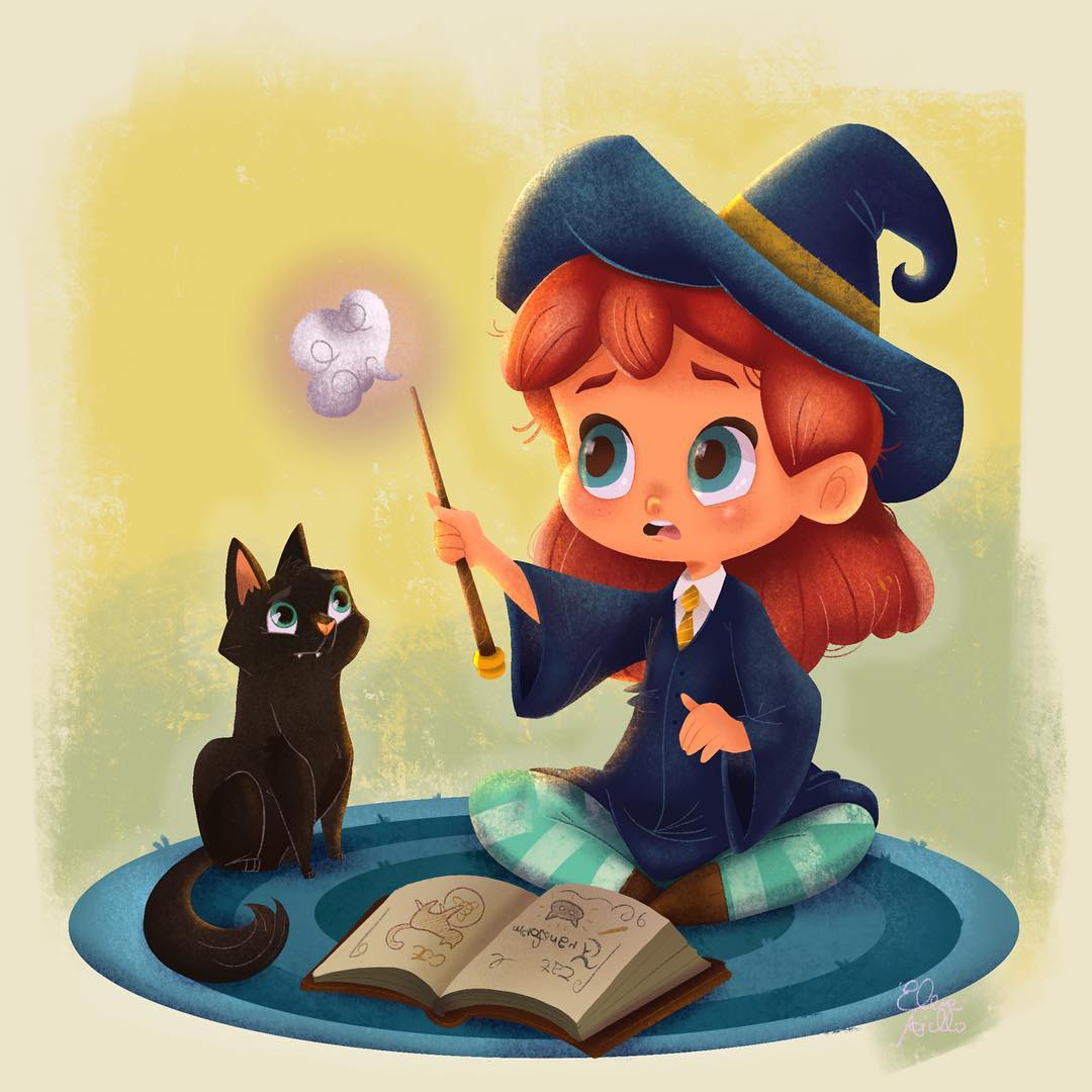 Bad_Pug's tweet photo. Halloween is Coming 🎃
#illustrations #character #witchtober #screenshotsaturday #illustrationart https://t.co/SV13yOQCPT