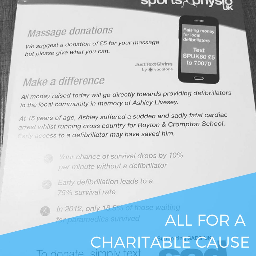 And all for a very good cause. <a href="/Sports_PhysioUK/">Sports Physio UK</a> Post Race Massage #RunRochdale