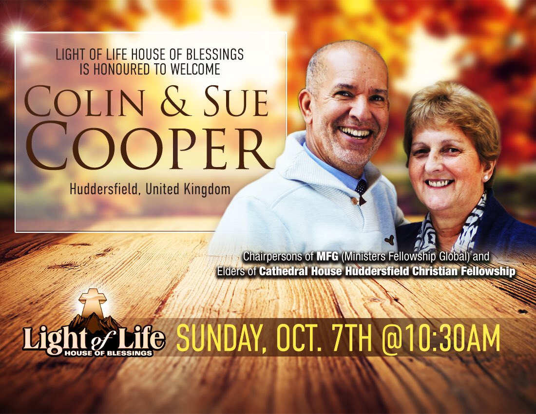 LightOfLife812's tweet photo. Who is pumped 👊 about tomorrow? I know we are very excited to host Pastor Colin &amp; Sue from Huddersfield #England this Sunday @ 10:30am. Come and hear from this wonderful couple and make sure you invite a friend! 
#Sunday #ThisIsChurch #Friends #GuestSpeaker #Scarborough #Toronto https://t.co/sxmQdUhGzQ