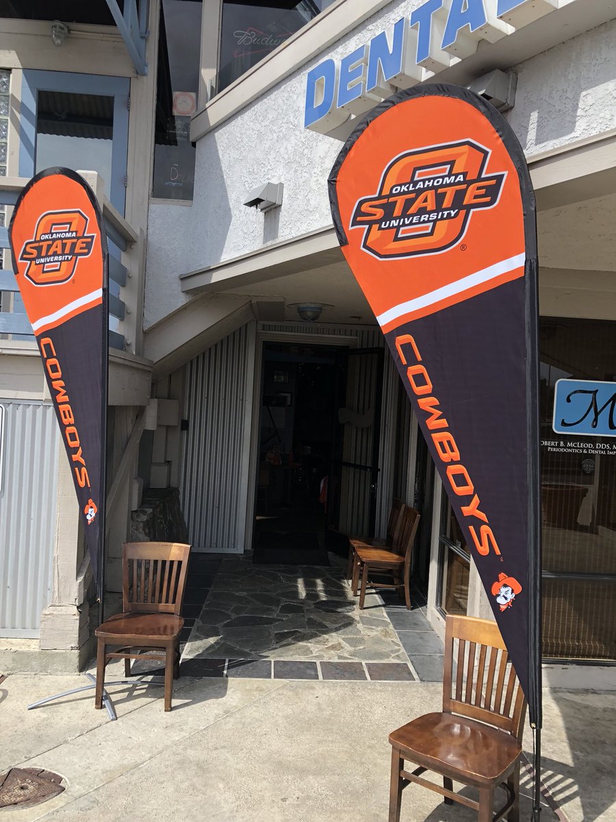 OC_Cowboys's tweet photo. We are here. We are loud. We are proud. Go pokes! Beat Iowa State! #Cyclones #cowboys #osu #alumni #OrangeNation #orangeon @OC_Cowboys @OKStateAlumni #okst #pistolsfiring @eskimojoes https://t.co/v3TOoSdRAo