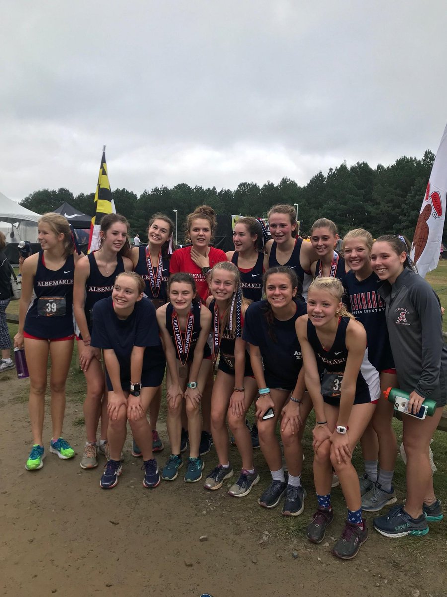 Girls varsity finishes 4th in the seeded invitational race at Great American!  JV girls finish an impressive 2nd!  Lots of PRs all around!  <a href="/scrimmageplay/">scrimmageplay</a> @milestatdotcom