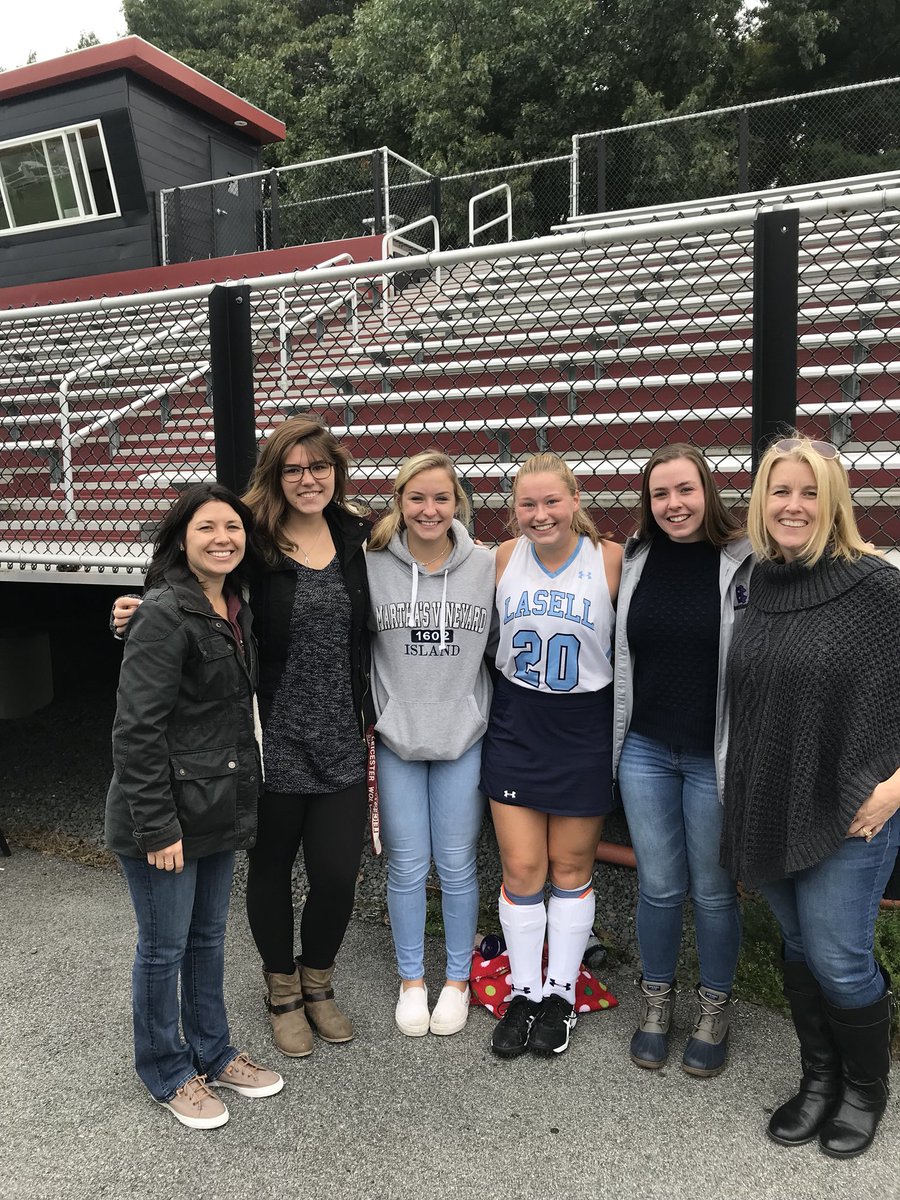 Health_LHS's tweet photo. It was so great to see a former player still loving the game! So proud of you Grace! @LHSWolverine Your fan club loved watching! https://t.co/0u6ebqjOPT