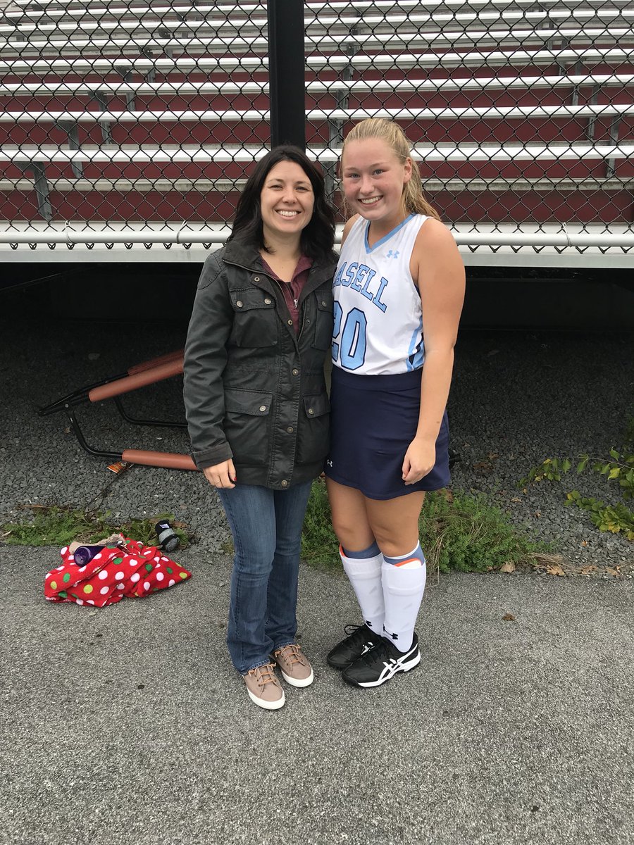 Health_LHS's tweet photo. It was so great to see a former player still loving the game! So proud of you Grace! @LHSWolverine Your fan club loved watching! https://t.co/0u6ebqjOPT