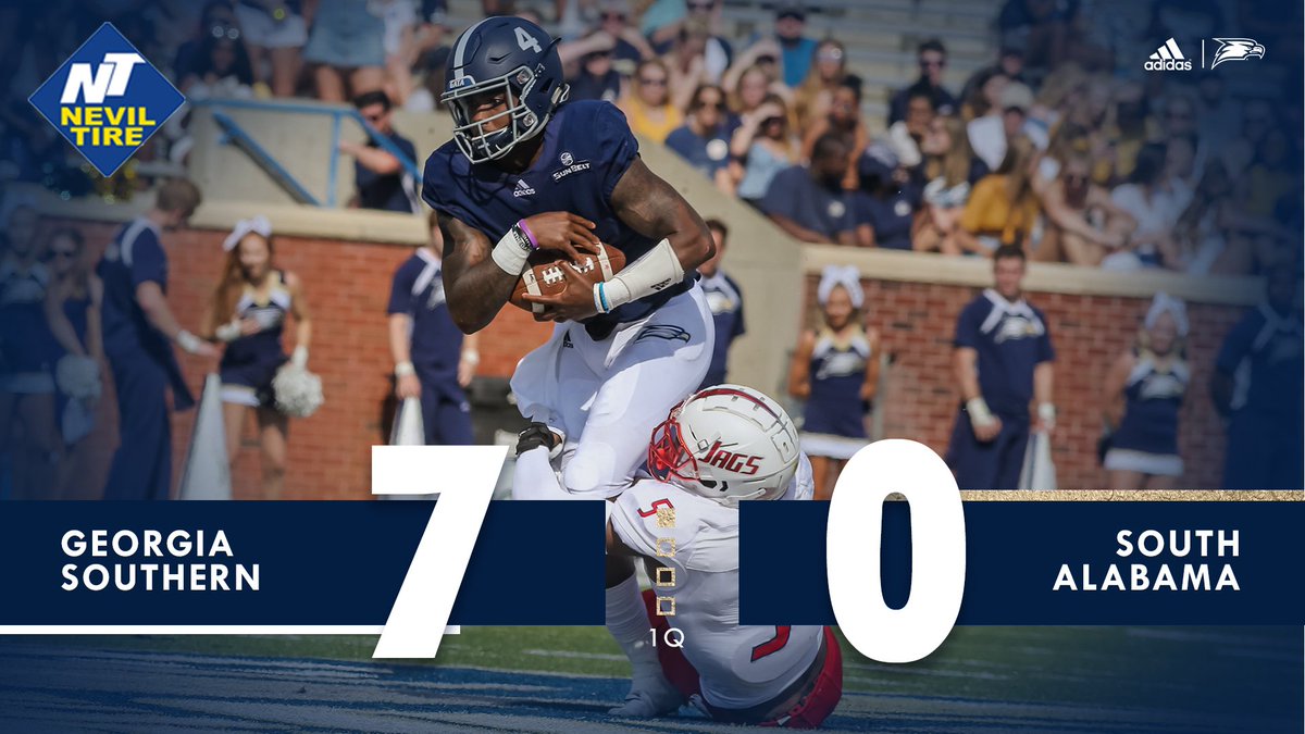 GSAthletics_FB's tweet photo. Eagles lead 7-0 at the end of the 1st
#TimeToGATA https://t.co/xjbtBaZFoU