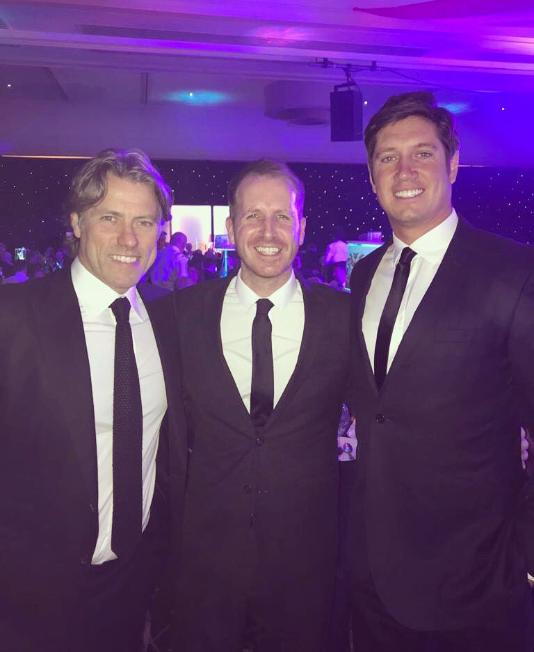 garry__spence's tweet photo. So good to be doing the British Airways Flying Start Ball with @vernonkay & @JohnBishop100 in Glasgow tonight. I used to consider myself pretty tall as well... https://t.co/plGl8Lkr86