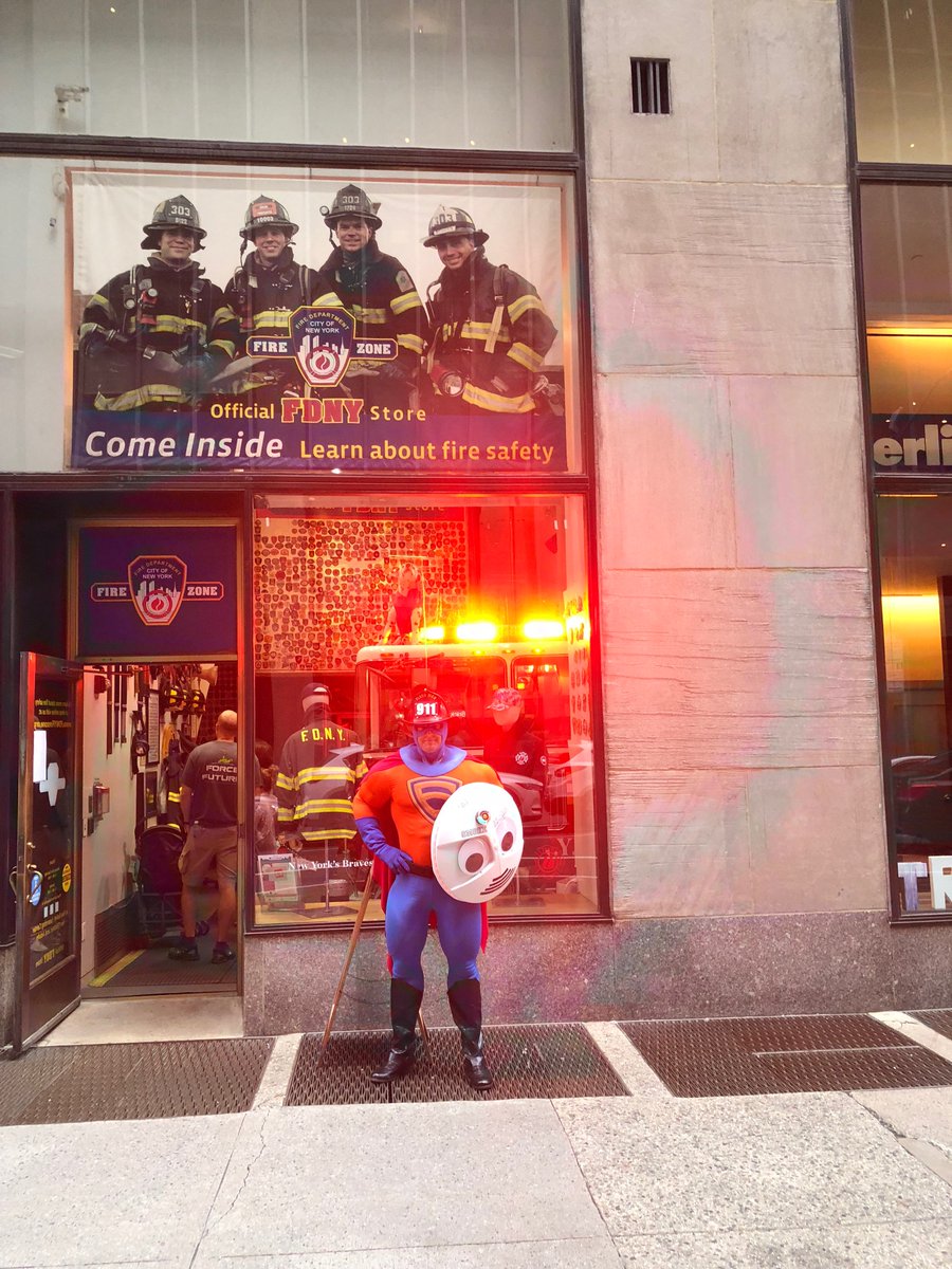FDNYShop's tweet photo. Flash Max Fire Safety Hero dropped by #FDNYFireZone today! He continues to spread the important message of home fire safety to kids &amp; their families. Follow @flashmaxfire in his latest adventure https://t.co/hVKhdLZ5MN available now. #FDNYSmart #Flashmax https://t.co/RhtWqW0Y4D