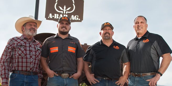 Meet the Barcellos family of A-Bar Ag Enterprises in #LosBanos. Family-owned & operated, their farm boasts 7,000 acres of almonds, tomatoes, #pimacotton & more! We’re proud to work with #familyfarmers to bring you the world's only verified 100% pima cotton bit.ly/2xBiVsw