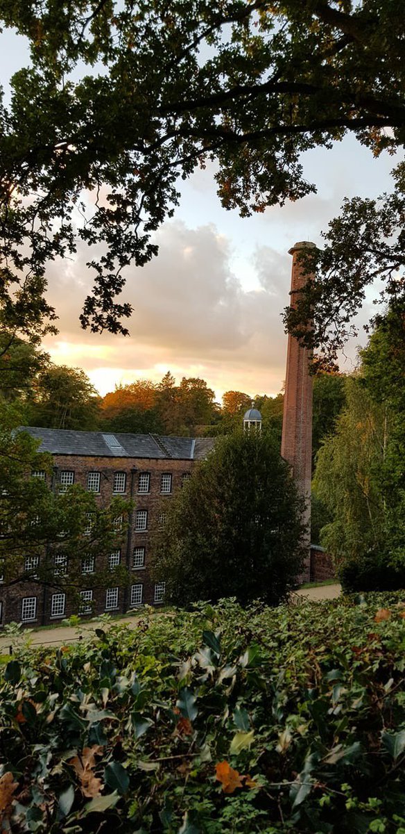 Remarkable autumn evening at Quarry Bank Mill listening to @bethunderdown read from Love Makes as Many #MLF18