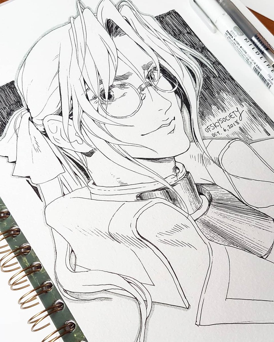 #inktober #Inktober2018 Abel Nightroad from Trinity Blood!
