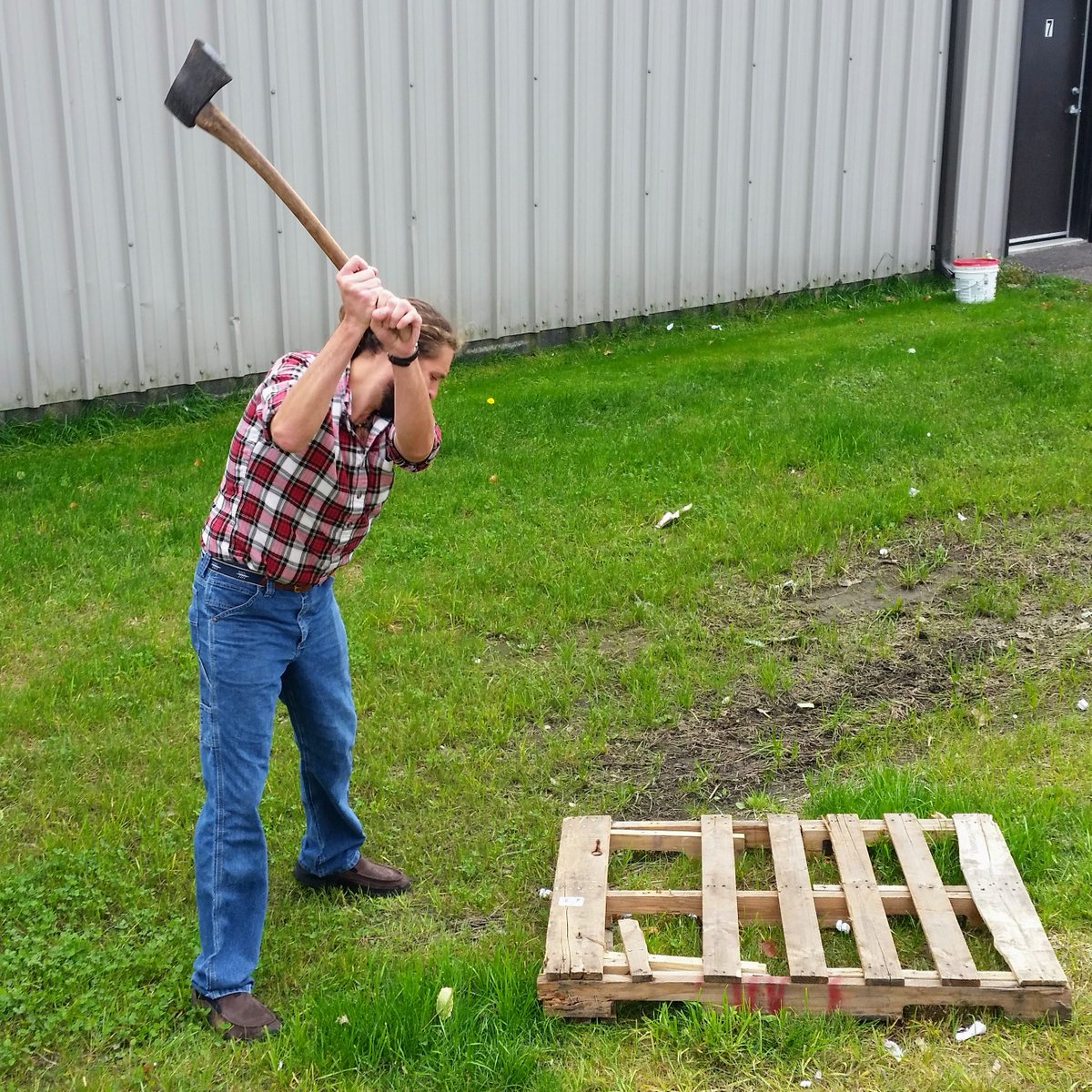 Ricky <a href="/theMeadmaker/">Ricky the Meadmaker</a> getting ready for bonfires in the usual way.

See you tonight at Harvest Fest at the Mead Hall!