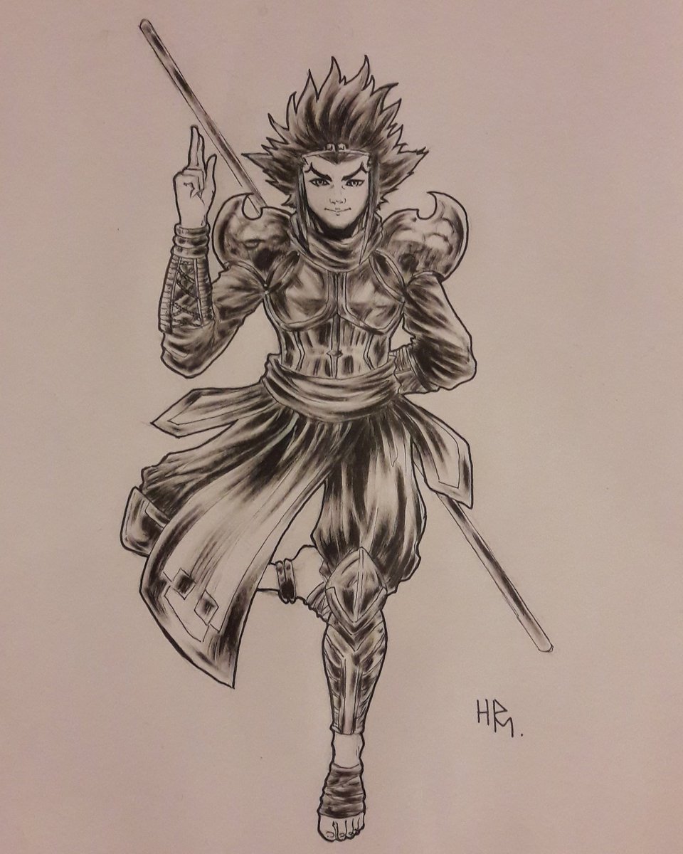 pix Cool Monkey King Drawing mathias nakayama on twitter inktober