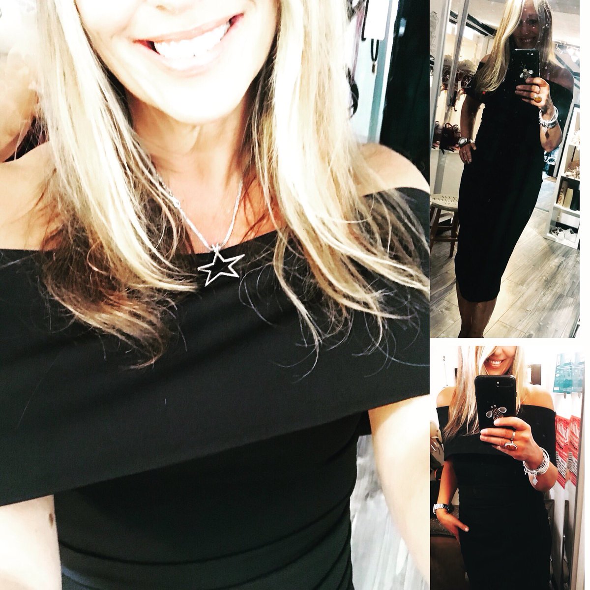 LollyandMitch's tweet photo. Busy busy day at #lollyandmitch today ! Think everyone was fed up of the rain and cheered themselves up with some retail therapy! I even got a chance for a try on #sesh! Loving this #kevanjon classic! https://t.co/2BGRc4GvxB