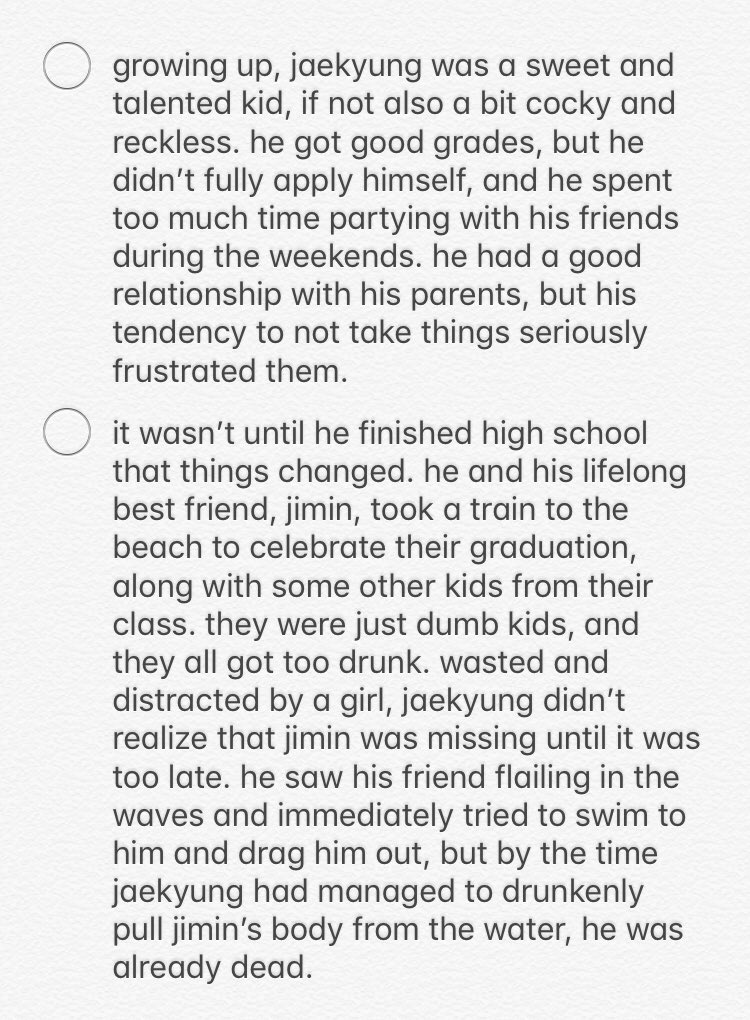 RIPJAEKYUNG's tweet photo. / this isn’t that important but i finally made a mini bio for background info on jaekyung as a way to avoid studying for midterms 🙃 trigger warning for death/drowning!! https://t.co/slAXcMCYY7