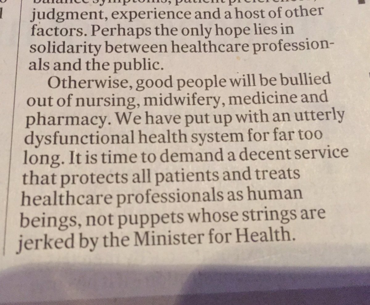PMc276's tweet photo. In over 30yrs of theatre nursing public/private, here and London I’ve known two antichoice members of staff #WeRepealed https://t.co/QsCBND6gxN