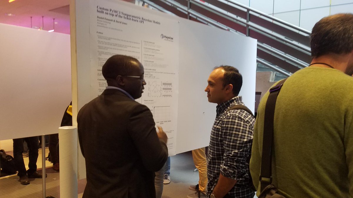 Emaasit's tweet image. Poster(ior) session at #ProbProg 
#ProbabilisticModeling #ProbabilisticProgramming